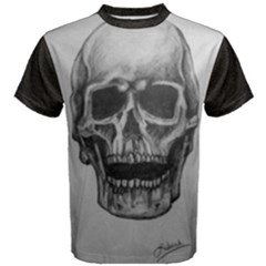 Skull Men s Cotton Tee by ArtByThree