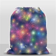 Sparkling Lights Pattern Drawstring Bag (small) by LovelyDesigns4U