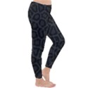 BLACK LEOPARD PRINT Winter Leggings  View3