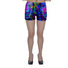 Night Dancer Skinny Shorts by icarusismartdesigns