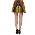 Surfing, Surfboard With Flowers And Floral Elements Skater Skirts View2