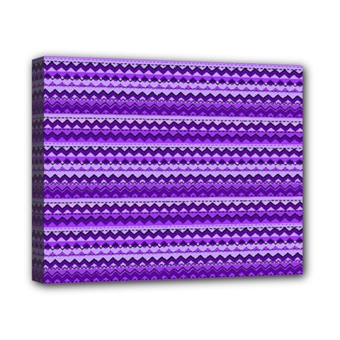 Purple Tribal Pattern Canvas 10  X 8  by KirstenStar