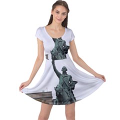 Washington Statue Cap Sleeve Dresses by trendistuff