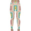 Pastel squares pattern Yoga Leggings View1