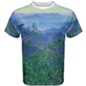 Fantasy Landscape Photo Collage Men s Cotton Tee View1