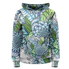 Peaceful Flower Garden 2 Women s Pullover Hoodie by Zandiepants