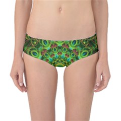 Peacock Feathers Mandala Classic Bikini Bottoms by Zandiepants