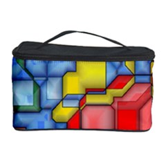 3d Shapes Cosmetic Storage Case by LalyLauraFLM