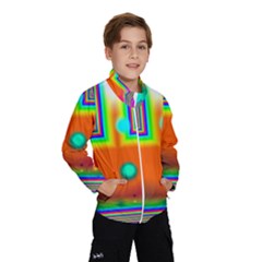 Crossroads Of Awakening, Abstract Rainbow Doorway  Wind Breaker (kids) by DianeClancy