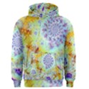 Golden Violet Sea Shells, Abstract Ocean Men s Pullover Hoodie View1