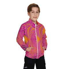 Magenta Boardwalk Carnival, Abstract Ocean Shimmer Wind Breaker (kids) by DianeClancy