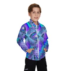 Peacock Crystal Palace Of Dreams, Abstract Wind Breaker (kids) by DianeClancy