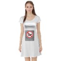 No Smoking  Short Sleeve Skater Dress View1