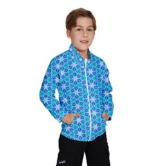 Aqua Hawaiian Stars Under A Night Sky Dance Wind Breaker (kids) by DianeClancy