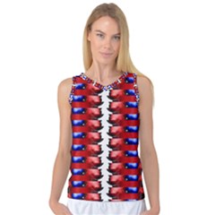 The Patriotic Flag Women s Basketball Tank Top by SugaPlumsEmporium