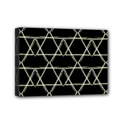 Star Of David   Mini Canvas 7  X 5  by SugaPlumsEmporium