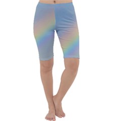 Colorful Natural Rainbow Cropped Leggings  by yoursparklingshop