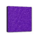 Festive Purple Glitter Texture Mini Canvas 4  x 4  View1