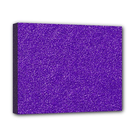 Festive Purple Glitter Texture Canvas 10  X 8  by yoursparklingshop