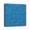 Festive Blue Glitter Texture Mini Canvas 6  x 6  View1