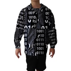 Beautiful Binary Hooded Wind Breaker (kids) by StuffOrSomething