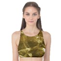 Gold Bar Golden Chic Festive Sparkling Gold  Tank Bikini Top View1