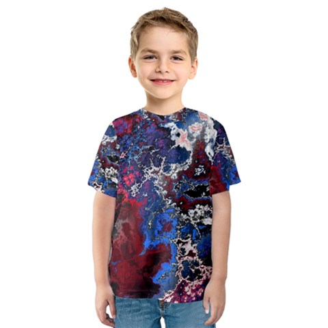 Amazing Fractal 28 Kid s Sport Mesh Tee by Fractalworld