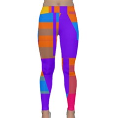 Misc Colorful Shapes                                           Yoga Leggings by LalyLauraFLM