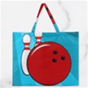 Bowling  Zipper Large Tote Bag View1