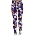 Retro Rainbows And Unicorns Yoga Leggings View2