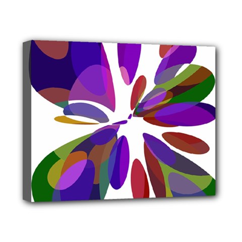 Colorful Abstract Flower Canvas 10  X 8  by Valentinaart