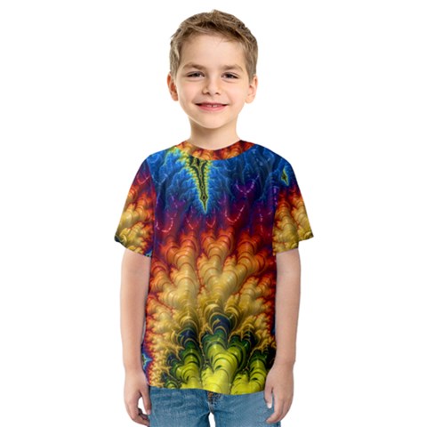 Amazing Special Fractal 25a Kid s Sport Mesh Tee by Fractalworld