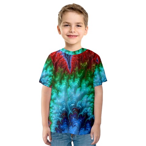 Amazing Special Fractal 25b Kid s Sport Mesh Tee by Fractalworld