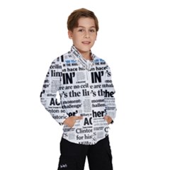 Hillary 2016 Historic Headlines Wind Breaker (kids) by blueamerica