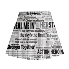 Hillary 2016 Historic Headlines Mini Flare Skirt by blueamerica