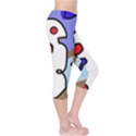 Abstract comic Capri Leggings  View4