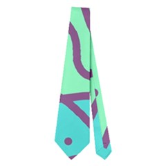 Pink Pastel Bird Neckties (two Side)  by Valentinaart