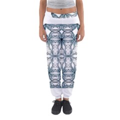 Mandala Blue And White Women s Jogger Sweatpants by vanessagf