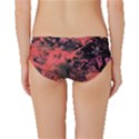 Pink And Black Abstract Splatter Paint Pattern Classic Bikini Bottoms View2