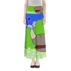 Butterfly And Rhino Maxi Skirts by Valentinaart