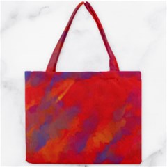 Smudges In Red Mini Tote Bag by DeneWestUK