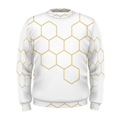 Honeycomb Pattern Graphic Design Men s Sweatshirt by picsaspassion