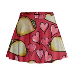 Taco Tuesday Lover Tacos Mini Flare Skirt by BubbSnugg