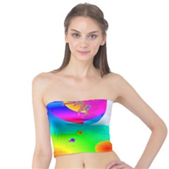 Abstract Color Dream Tube Top by icarusismartdesigns