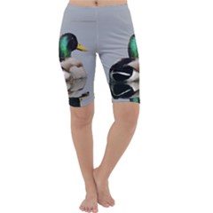 Swimming Duck Cropped Leggings  by picsaspassion