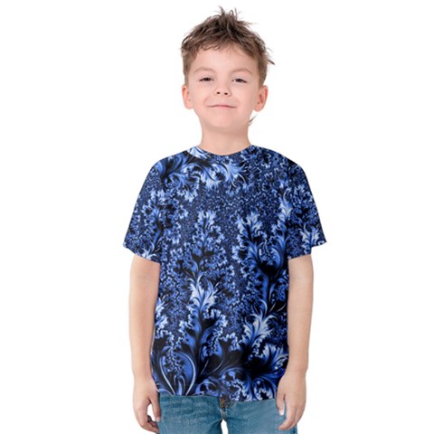 Amazing Fractal 31 D Kids  Cotton Tee by Fractalworld