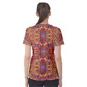 Oriental Watercolor Ornaments Kaleidoscope Mosaic Women s Sport Mesh Tee View2