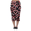 Christmas Candy Canes  Midi Pencil Skirt View2