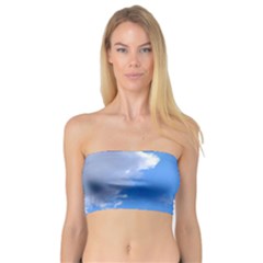 Clouds And Blue Sky Bandeau Top by picsaspassion