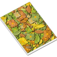 Autumn Flowers Large Memo Pads by Valentinaart